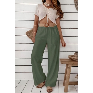 SCARPY CREATION PANTALON BOHEME CEINTURE<br>Vert