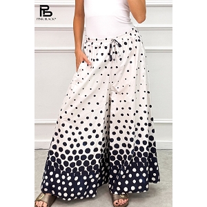  PANTALON MOTIF BALLON<br>Bleu