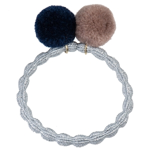 KKNEKKI POMPOM HAIR KKNEKKI<br>Argent