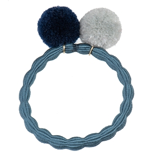KKNEKKI POMPOM HAIR KKNEKKI<br>Bleu