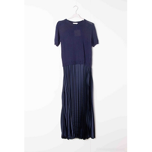 SCARPY CREATION ROBE PLISSEE<br>Bleu