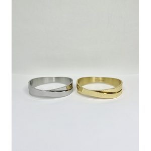 SCARPY CREATION BRACELET LIGNE ET JONC<br>Argent