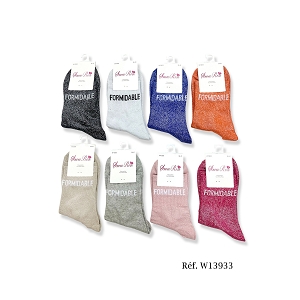 SCARPY CREATION CHAUSSETTES BRILLANTE FORMIDABLE<br>Blanc