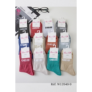 SCARPY CREATION CHAUSSETTES BRILLANTE CHIEUSE<br>Parme