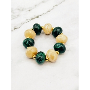 SCARPY CREATION BRACELET GROSSES PIERRRES<br>Vert