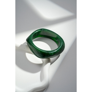  BRACELET JONC RESINE<br>Vert