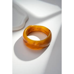 SCARPY CREATION BRACELET JONC RESINE FEMININ<br>Marron