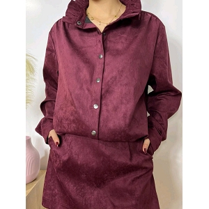 SCARPY CREATION CHEMISE VELOURS<br>Rouge