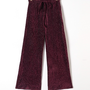  PANTALON EPONGE VELOURS<br>Rouge