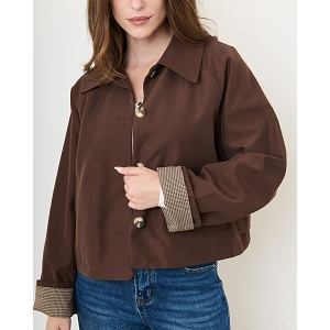  VESTE TRENCH<br>Marron