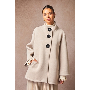 SCARPY CREATION VESTE PONCHO Beige