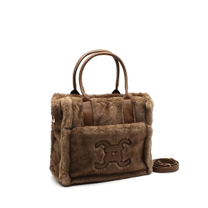 SCARPY CREATION SAC A  MAINS FURLY<br>Marron
