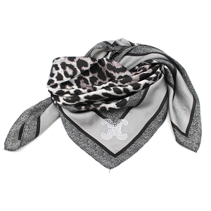  FOULARD CARRE<br>Noir