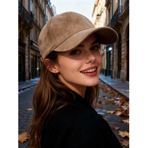 CASQUETTE VELOURS<br>Gris