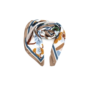  FOULARD COU AUTOMNE<br>Marron
