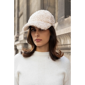  CASQUETTE EFFET MOUTON<br>Beige