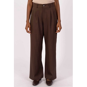 SCARPY CREATION PANTALON LARGE DROIT<br>Marron