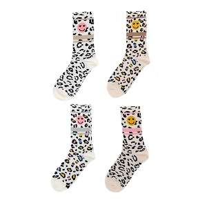 SCARPY CREATION CHAUSSETTES LEO SMILE<br>Gris