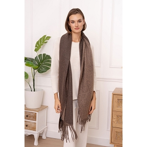 SCARPY CREATION ECHARPE BICOLOR<br>Marron