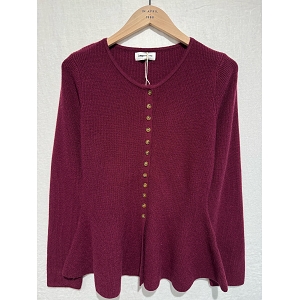 SCARPY CREATION CARDIGAN MULTI BOUTON<br>Rouge