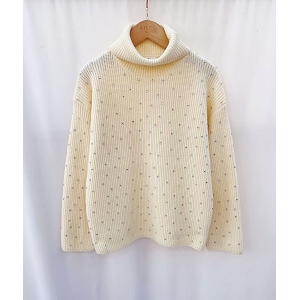  PULL PAILLETTES<br>Beige