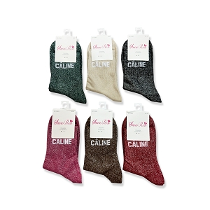 SCARPY CREATION CHAUSSETTES BRILLANTE CALINE<br>Vert