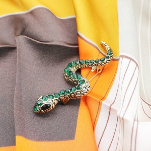  BROCHE SERPENT<br>Vert