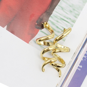  BOUCLE OREILLE RESSORT<br>Or