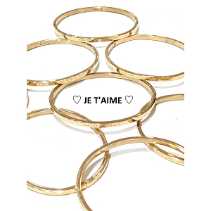 SCARPY CREATION BRACELET JE TAIME<br>Or