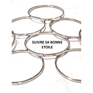 SCARPY CREATION BRACELET SUIVRE SA BONNE ETOILE<br>Argent