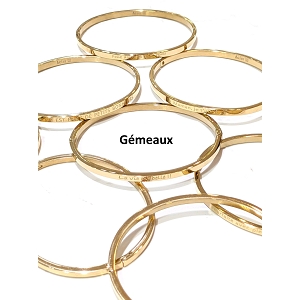 SCARPY CREATION BRACELET GEMEAUX<br>Or