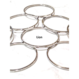 SCARPY CREATION BRACELET LION<br>Argent