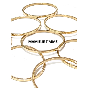 SCARPY CREATION BRACELET MAMIE JE TAIME<br>Or