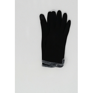  GANTS TACTILE CHIC<br>Noir