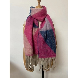 SCARPY CREATION ECHARPE FRANGE<br>Rose