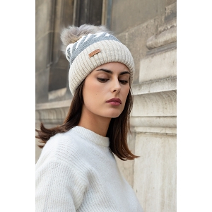 SCARPY CREATION BONNET EUROPEEN DOUBLE POLAIRE<br>Beige