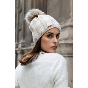 SCARPY CREATION BONNET CHAMONIX DOUBLE POLAIRE<br>Beige