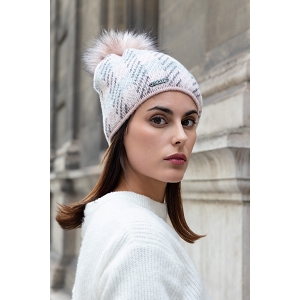 SCARPY CREATION BONNET CHAMONIX DOUBLE POLAIRE<br>Rose