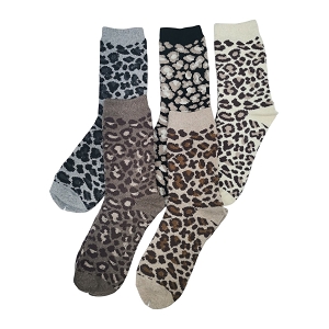 SCARPY CREATION CHAUSSETTE LAINE LEOPARD<br>Multicolore