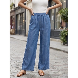 GILET INVERSÉ JEANS SOUPLE:Bleu