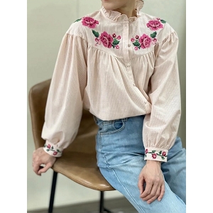  CHEMISE FLORALE<br>Rose