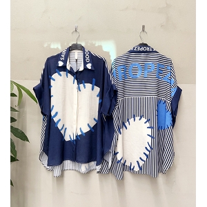 SCARPY CREATION CHEMISE IMPRIMEE<br>Bleu