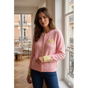 SCARPY CREATION CARDIGAN DOUX<br>Rose