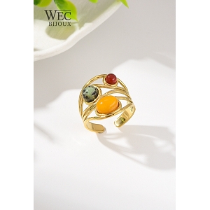 SCARPY CREATION BAGUE PIERRE<br>Multicolore