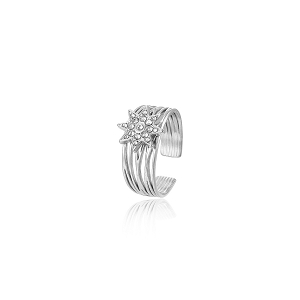 SCARPY CREATION BAGUE DIAMS<br>Argent