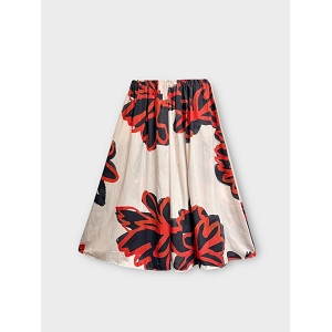  JUPE LONGUE TRAPEZE<br>Noir