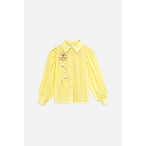  CHEMISE FLORAL<br>Jaune