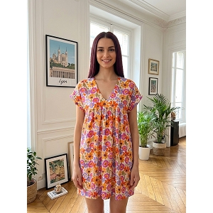  ROBE VOLANT<br>Orange