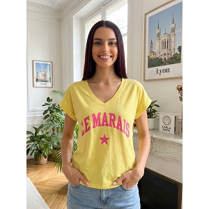  CHANDAIL T SHIRT LE MARAIS<br>Jaune