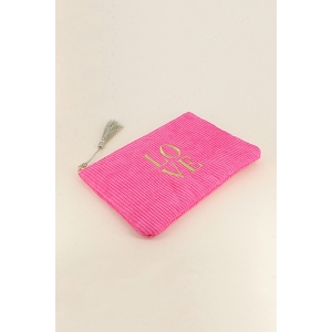  TROUSSE VELOURS COTELE<br>Rose